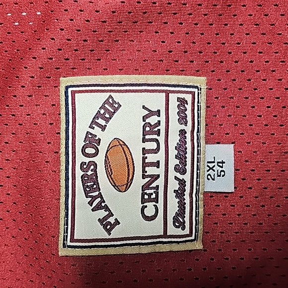 Worn Mens Football Jersey size 54 Theismann Redskins - Picture 2 of 7